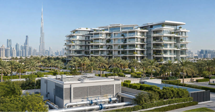 District cooling and chiller-free rentals in Dubai differ in billing, cooling charges and overall costs, with district cooling often involving separate monthly fees.